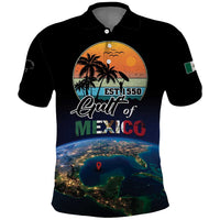 Personalized Gulf Of Mexico Est 1550 Polo Shirt Gulf Of Mexico From Space