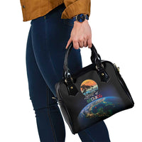 Gulf Of Mexico Est 1550 Shoulder Handbag Gulf Of Mexico From Space