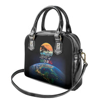 Gulf Of Mexico Est 1550 Shoulder Handbag Gulf Of Mexico From Space