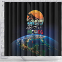 Gulf Of Mexico Est 1550 Shower Curtain Gulf Of Mexico From Space