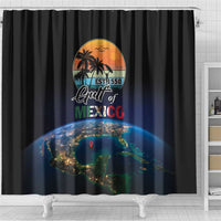 Gulf Of Mexico Est 1550 Shower Curtain Gulf Of Mexico From Space