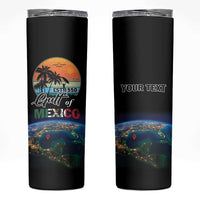 Personalized Gulf Of Mexico Est 1550 Skinny Tumbler Gulf Of Mexico From Space