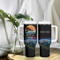 Personalized Gulf Of Mexico Est 1550 Tumbler With Handle Gulf Of Mexico From Space