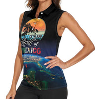 Personalized Gulf Of Mexico Est 1550 Women Sleeveless Polo Shirt Gulf Of Mexico From Space