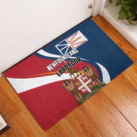 Canada Newfoundland and Labrador Province Rubber Doormat Quaerite prime regnum Dei