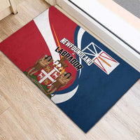 Canada Newfoundland and Labrador Province Rubber Doormat Quaerite prime regnum Dei