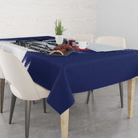 Canada Northwest Territories Tablecloth White Fox Grunge Stylized