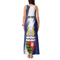 Personalized Canada Northwest Territories Tank Maxi Dress White Fox Grunge Stylized