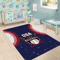 USA 2025 Baseball Area Rug United States Team For Glory