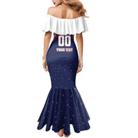 Custom USA 2025 Baseball Family Matching Mermaid Dress and Hawaiian Shirt United States Team For Glory