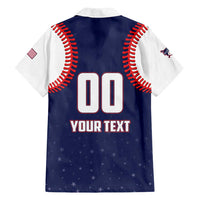 Custom USA 2025 Baseball Family Matching Off Shoulder Maxi Dress and Hawaiian Shirt United States Team For Glory