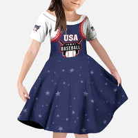 Custom USA 2025 Baseball Family Matching Puletasi and Hawaiian Shirt United States Team For Glory