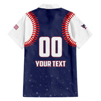 Custom USA 2025 Baseball Family Matching Short Sleeve Bodycon Dress and Hawaiian Shirt United States Team For Glory