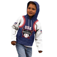 Custom USA 2025 Baseball Kid Hoodie United States Team For Glory