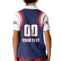 Custom USA 2025 Baseball Kid Polo Shirt United States Team For Glory