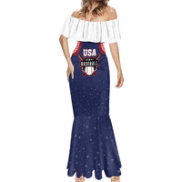 Custom USA 2025 Baseball Mermaid Dress United States Team For Glory