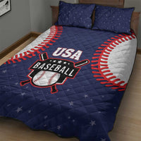 USA 2025 Baseball Quilt Bed Set United States Team For Glory