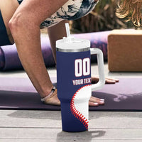 Custom USA 2025 Baseball Tumbler With Handle United States Team For Glory