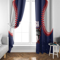 USA 2025 Baseball Window Curtain United States Team For Glory