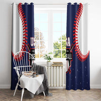 USA 2025 Baseball Window Curtain United States Team For Glory