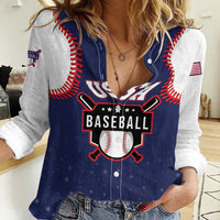 Custom USA 2025 Baseball Women Casual Shirt United States Team For Glory