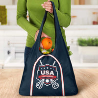 USA 2025 Lacrosse Grocery Bag USA Growing the Game Blue Version