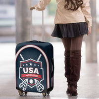 USA 2025 Lacrosse Luggage Cover USA Growing the Game Blue Version
