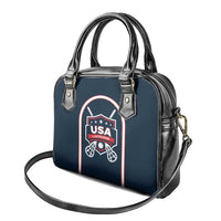 USA 2025 Lacrosse Shoulder Handbag USA Growing the Game Blue Version