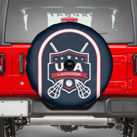 USA 2025 Lacrosse Spare Tire Cover USA Growing the Game Blue Version