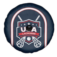 USA 2025 Lacrosse Spare Tire Cover USA Growing the Game Blue Version