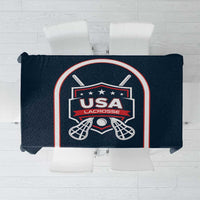 USA 2025 Lacrosse Tablecloth USA Growing the Game Blue Version