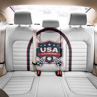 USA 2025 Lacrosse Back Car Seat Cover USA Growing the Game White Version