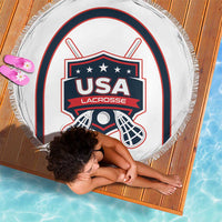 USA 2025 Lacrosse Beach Blanket USA Growing the Game White Version