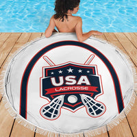 USA 2025 Lacrosse Beach Blanket USA Growing the Game White Version