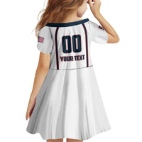 Custom USA 2025 Lacrosse Family Matching Mermaid Dress and Hawaiian Shirt USA Growing the Game White Version