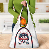USA 2025 Lacrosse Grocery Bag USA Growing the Game White Version