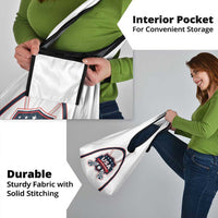 USA 2025 Lacrosse Grocery Bag USA Growing the Game White Version