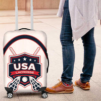 USA 2025 Lacrosse Luggage Cover USA Growing the Game White Version