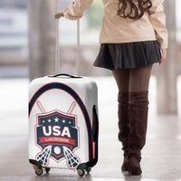 USA 2025 Lacrosse Luggage Cover USA Growing the Game White Version