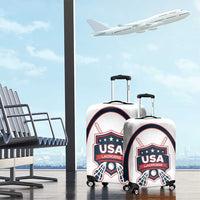 USA 2025 Lacrosse Luggage Cover USA Growing the Game White Version