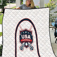 USA 2025 Lacrosse Quilt USA Growing the Game White Version