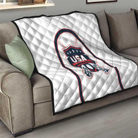 USA 2025 Lacrosse Quilt USA Growing the Game White Version