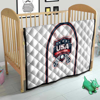 USA 2025 Lacrosse Quilt USA Growing the Game White Version