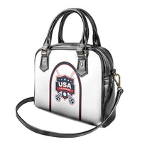 USA 2025 Lacrosse Shoulder Handbag USA Growing the Game White Version