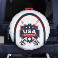 USA 2025 Lacrosse Spare Tire Cover USA Growing the Game White Version