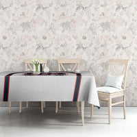 USA 2025 Lacrosse Tablecloth USA Growing the Game White Version