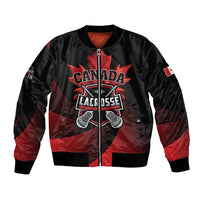 Custom Canada Lacrosse 2025 Bomber Jacket Our Country and Our Game