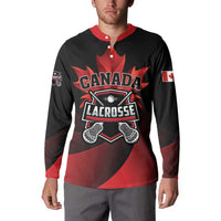 Custom Canada Lacrosse 2025 Button Sweatshirt Our Country and Our Game