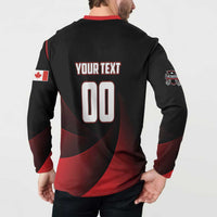 Custom Canada Lacrosse 2025 Button Sweatshirt Our Country and Our Game