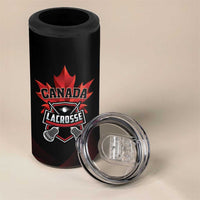 Custom Canada Lacrosse 2025 4 in 1 Can Cooler Tumbler Our Country and Our Game